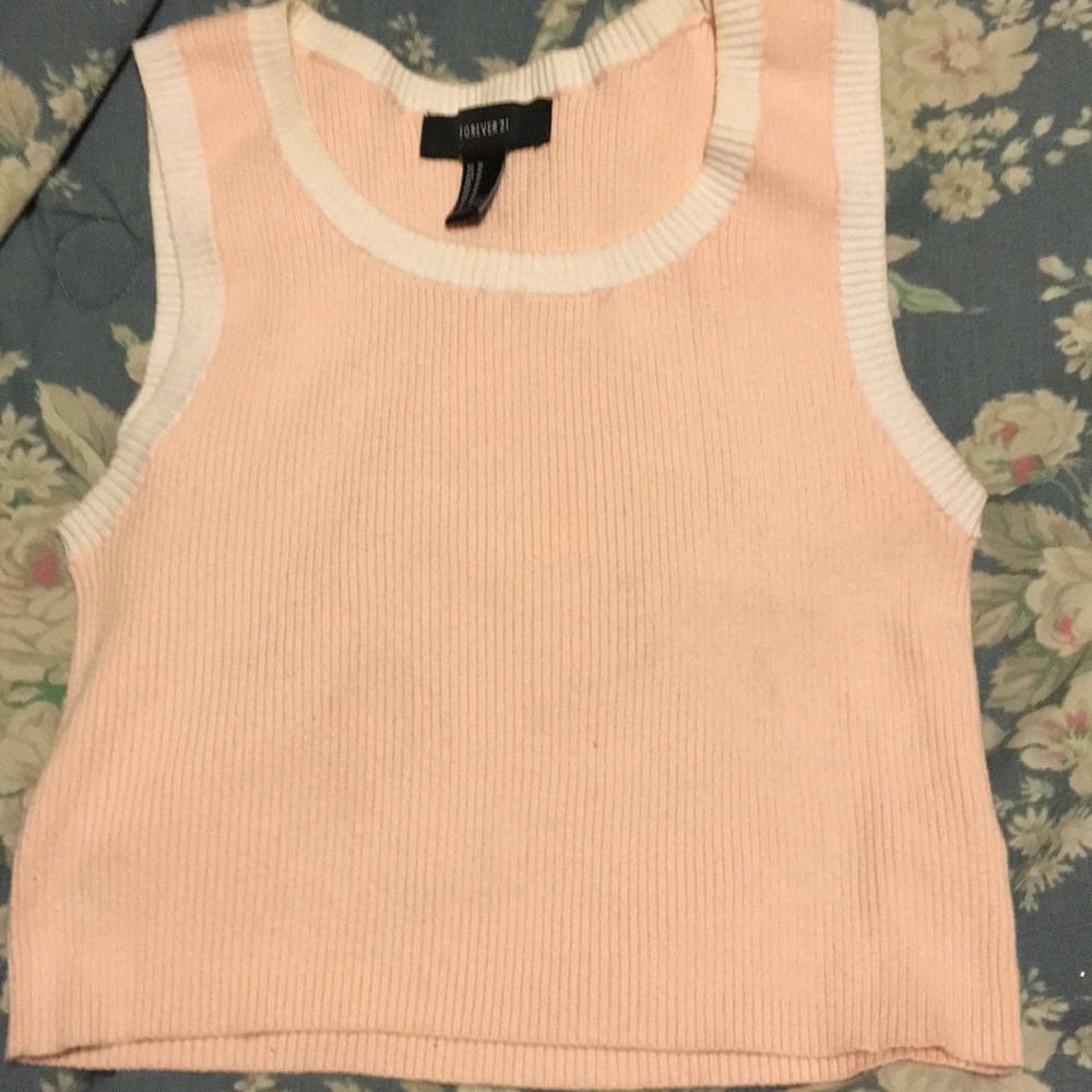 Knit crop top